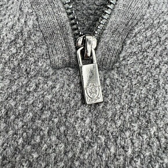 Massimo Dutti Gray Cotton Cashmere Pullover Size Large Women’s - Picture 2 of 5